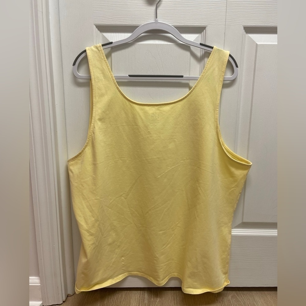 J.‎ Jill Women’s Yellow Perfect Tank Top in Size 4X - Picture 5 of 11